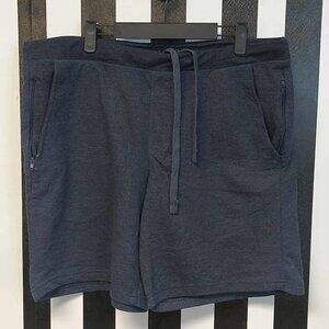 Eddie Bauer: Gray Drawstring Stretch Athletic Mens Shorts Size L